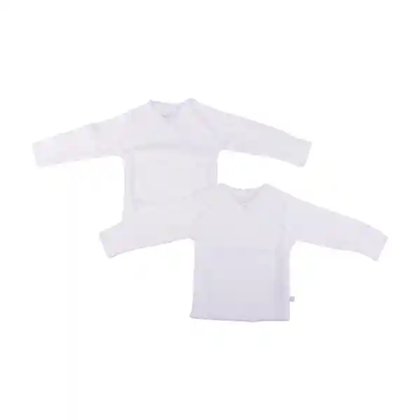 Set 2 Pzas Chambrita Unisex Blanco Pillin 1 M