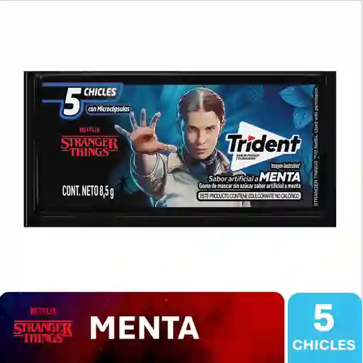 Trident Goma de Mascar Sabor a Menta sin Azúcar
