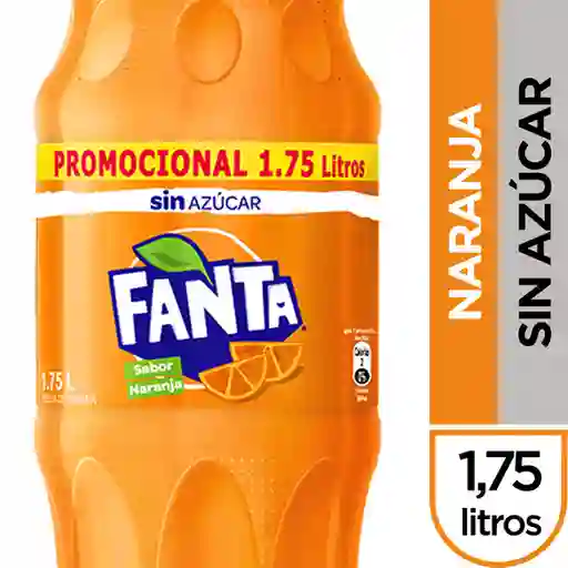 Fanta Sin Azúcar Naranja 1,75 Lt