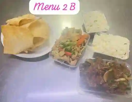 Menú para 2 Personas B