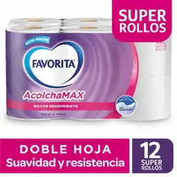 Favorita Papel Higiénico Acolchamax Doble Hoja