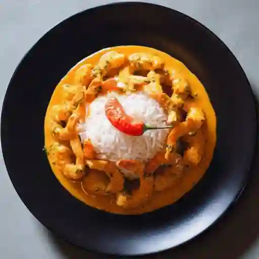 Red curry camarón