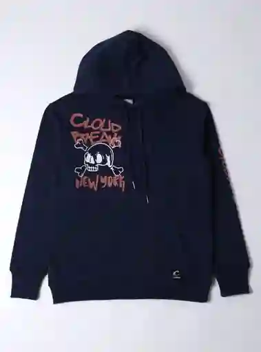 Cloudbreak Polerón Printman Clbk Ess Tt Azul 12