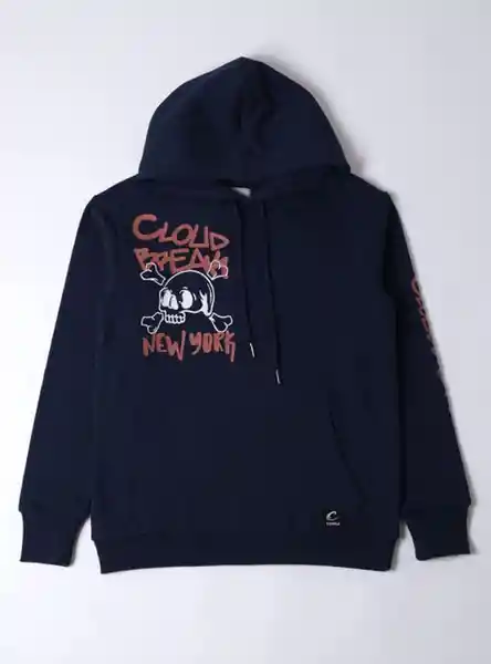 Cloudbreak Polerón Printman Clbk Ess Tt Azul 12