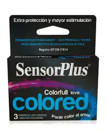 Sensor Preservativo Colored 3U