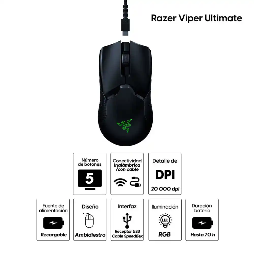 Mouse Viper Ultimate Razer