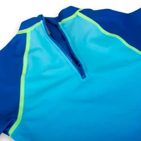 Polera Uv Niño Azul Pillín Talla 6 A