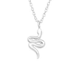 Collar Mini Serpiente Plata