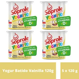 Pack 5 x Yogurt Batido Vainilla