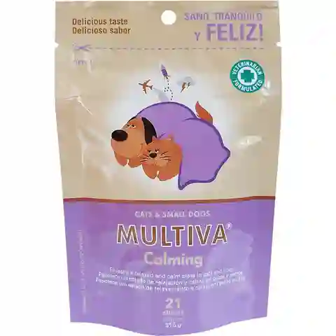 Multiva Snack Calming Gatos y Perros Pequeños