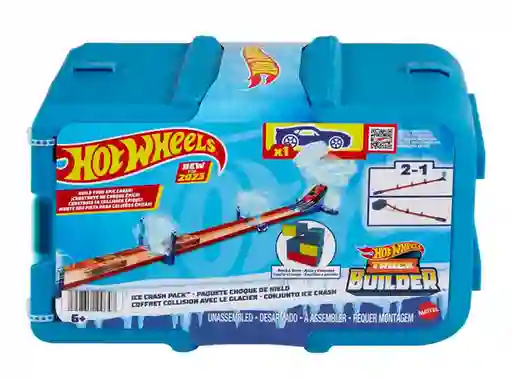 Hot Wheels Juguete Track Builder Caja Pequeña Acrobacias