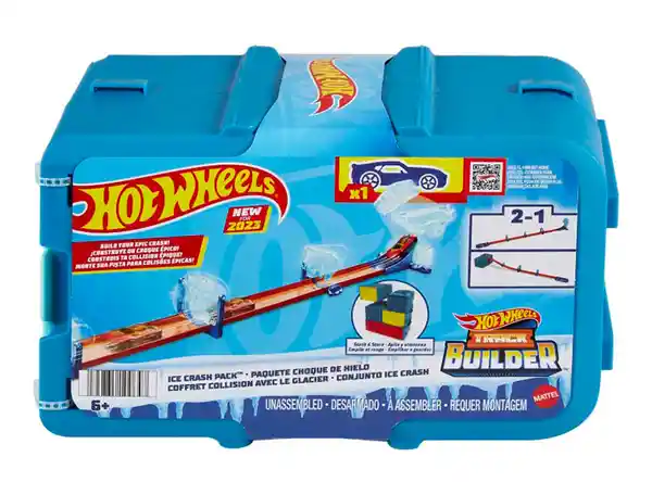 Hot Wheels Juguete Track Builder Caja Pequeña Acrobacias