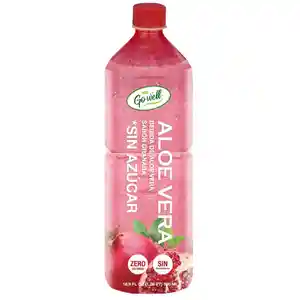 Gowell Jugo Aloe Vera Sabor Granada Sin Azúcar