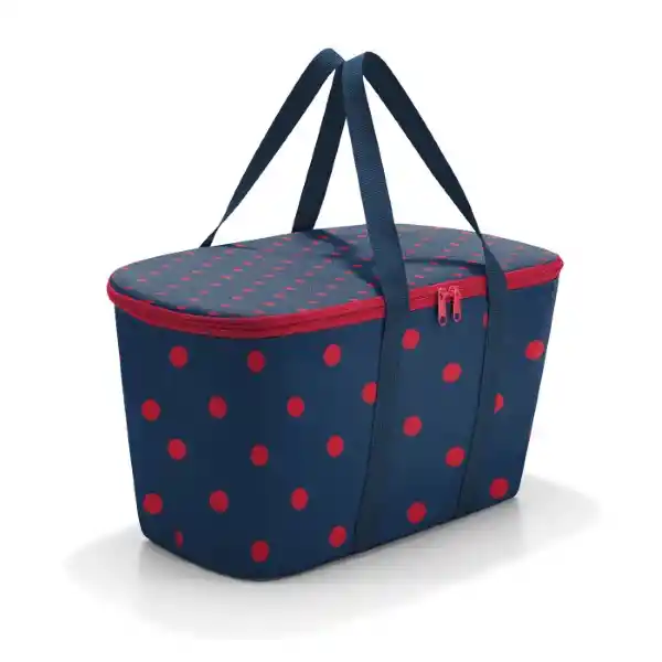 Bolsa Térmico Plegable Coolerbag Mixed Dots Rojo Reisenthel