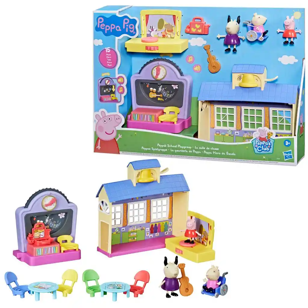 Peppa Pig Set de Escuela y Casa