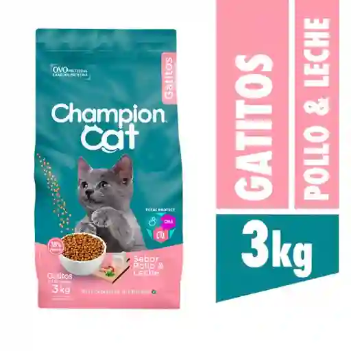 Champion Cat Alimento Para Gatito Pollo y Leche