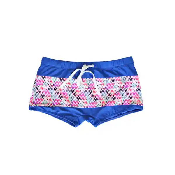 Short Tipo Bóxer Para Hombres Estampado Rosado Talla L Samia