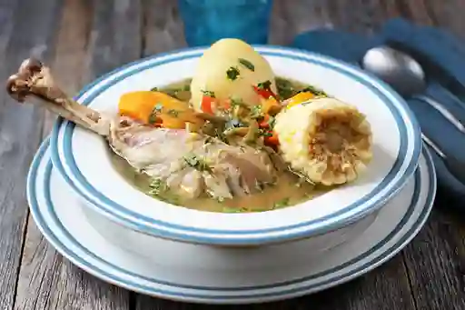 Cazuela de Pava con Chuchoca