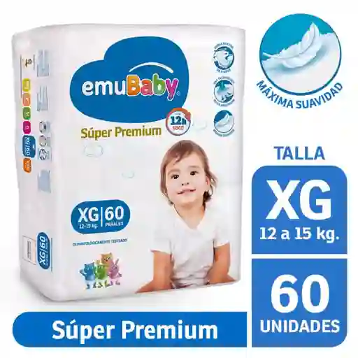 Emubaby Pañal Desechable Súper Premium XG