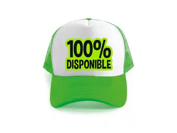 Gorra Jockey Fluor 100% Disponible