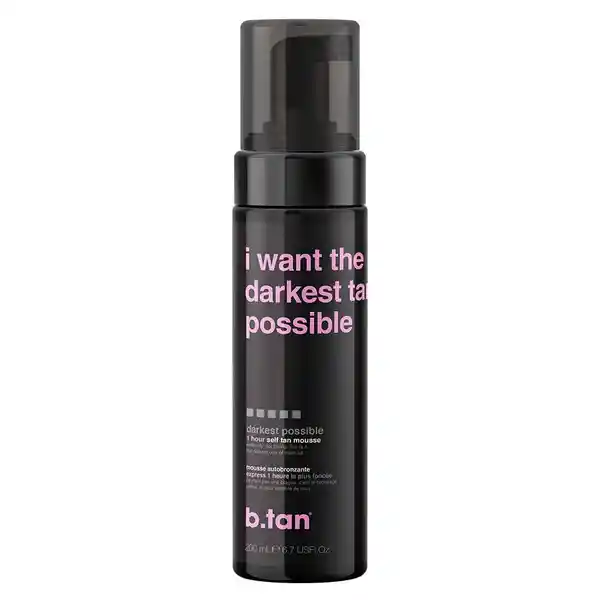 B. Tan Mousse Autobronceador Spray  Darkest Possible