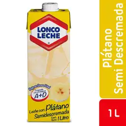 Loncoleche Leche Semidescremada con Plátano