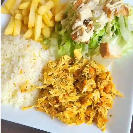 Pollo mechado premium