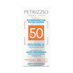 Petrizzio Protector Solar Rostro Fluido Invisible Fps 50