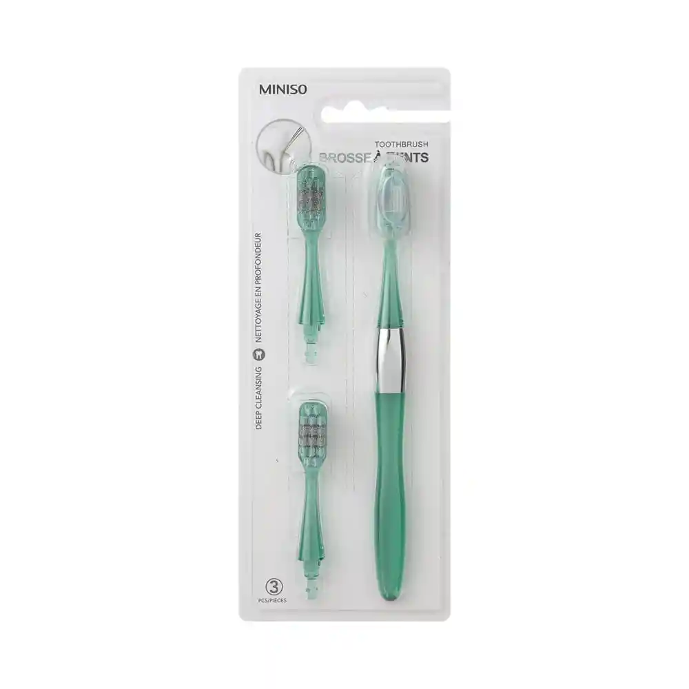 Miniso Cepillo Dental Con Cabeza Reemplazable 1 Mango