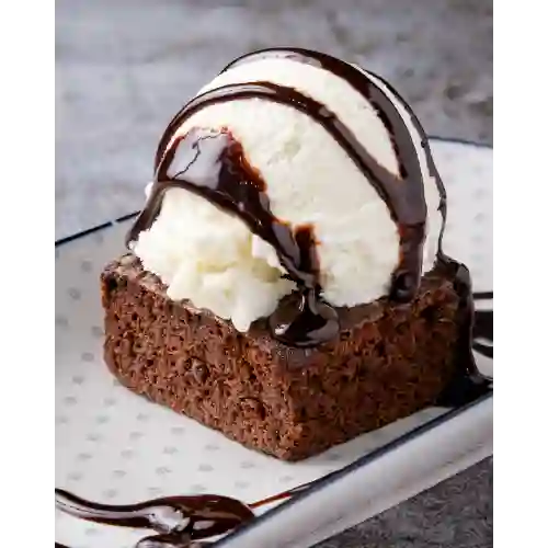 Brownie con Helado