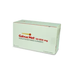 Galvus Met 50 mg/850 mg Comprimidos Recubiertos
