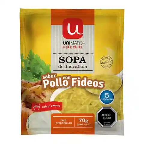 Sopa Pollo Con Fideos