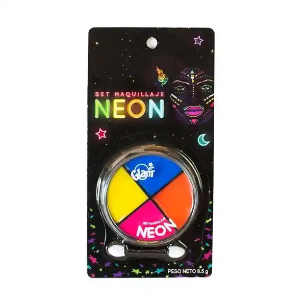 Set Maquillaje Flúor Colores