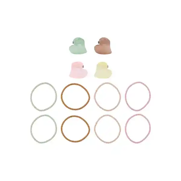 Kit Accesorios Para Cabello Multicolor Miniso