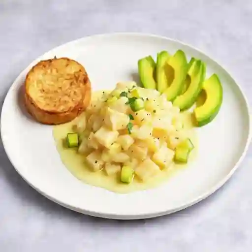 Ceviche de Corvina a la Chilena