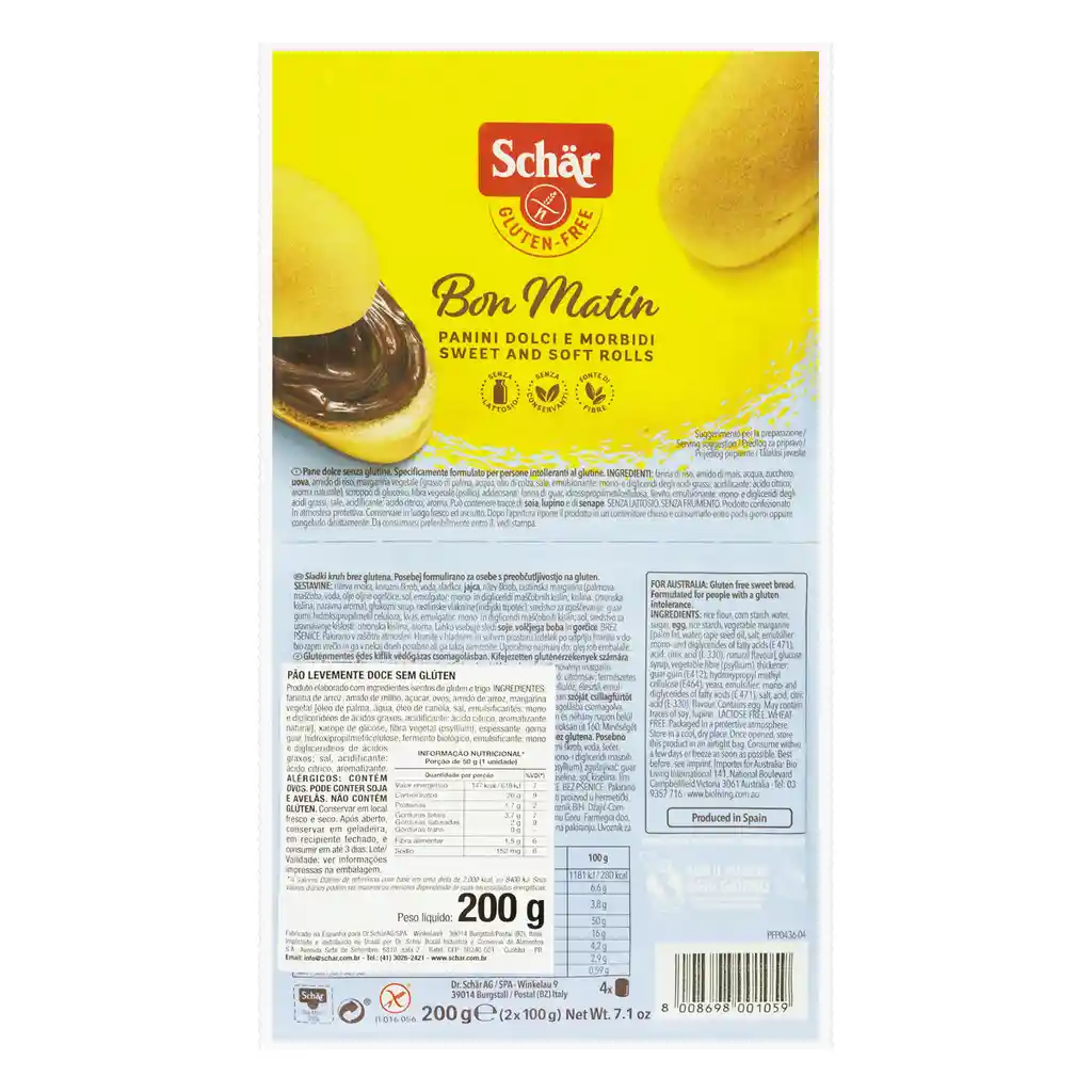 Schär Pan Dulce S/Gluten