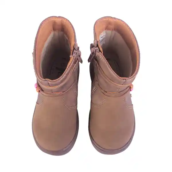 Botas Bebé Niña Color Café Talla 19 Pillin