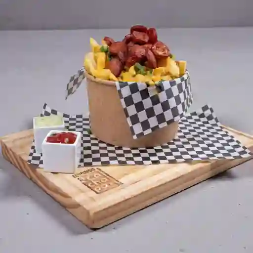 Papas Fritas Bastón con Chorizo-Chicas