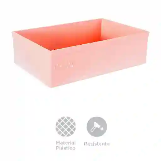 Caja de Plástico Para Almacenamiento Grande Rosa Sanrio Miniso