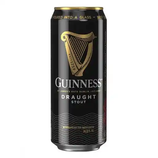 Cerveza Guiness Draught Stout Lata 470 Cc