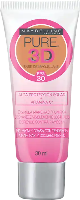 Maybelline Base Pure 3D : Claro Natural 220