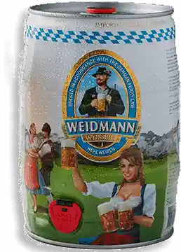 Weidmann Barril Cerveza Trigo 5.3° Gl