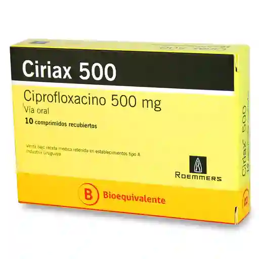 Ciprofloxacino Ciriax (500 Mg)