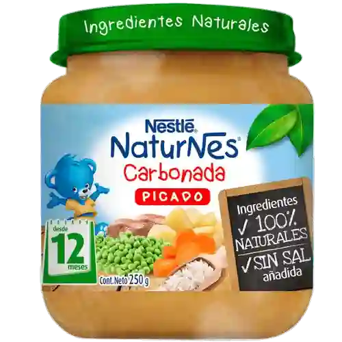 Naturnes Picado Carbonada Receta Casera para Bebé de 12 Meses