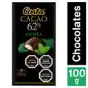 Costa Chocolate 62% Cacao con Sabor a Menta
