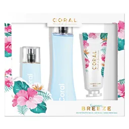 Coral Pack Fragancia y Crema de Manos Summer Breeze