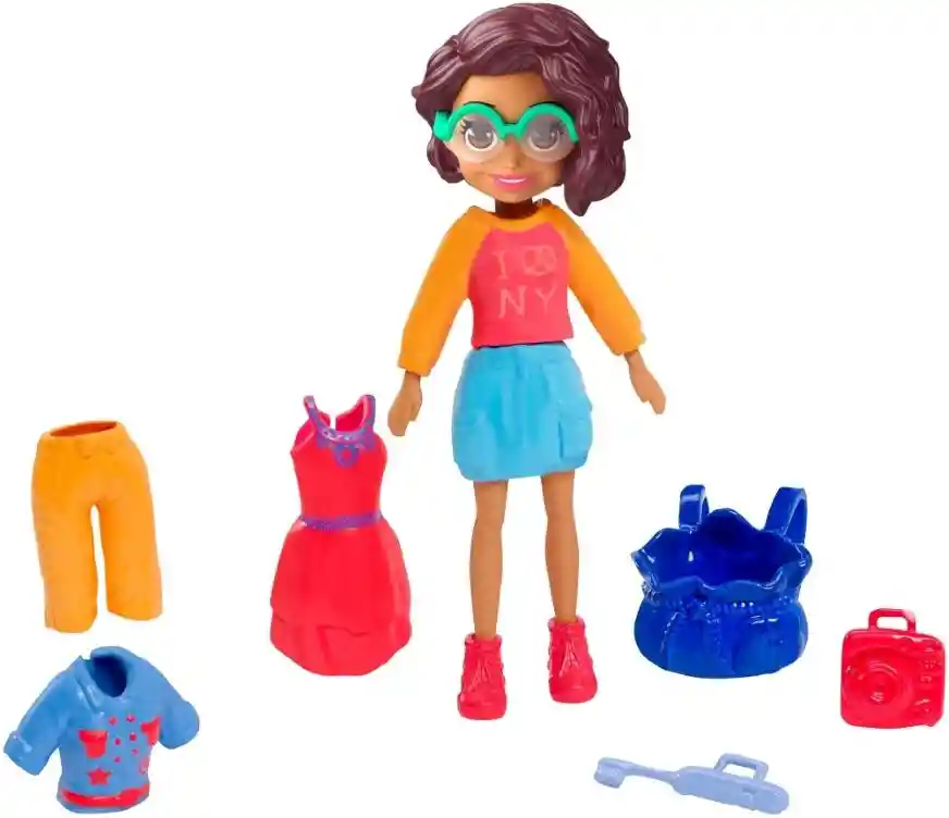 Polly Pocket Muñeca Pack de Moda