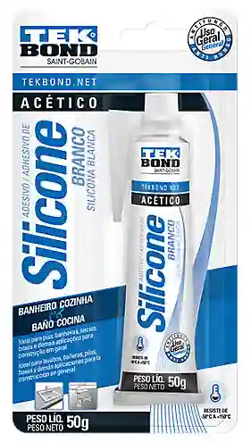 Tekbond Silicona Acetica Blanco 50 g