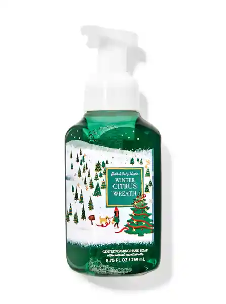 Bath & Body Jabón Espumoso Winter Citrus Wreath