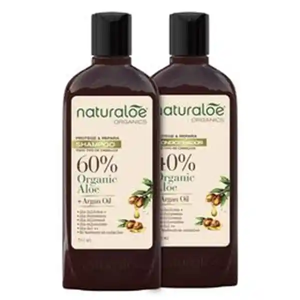 Naturaloe Kit Shampoo Argán + Acondicionador